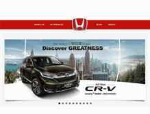Tablet Screenshot of hondasurabayacenter.com